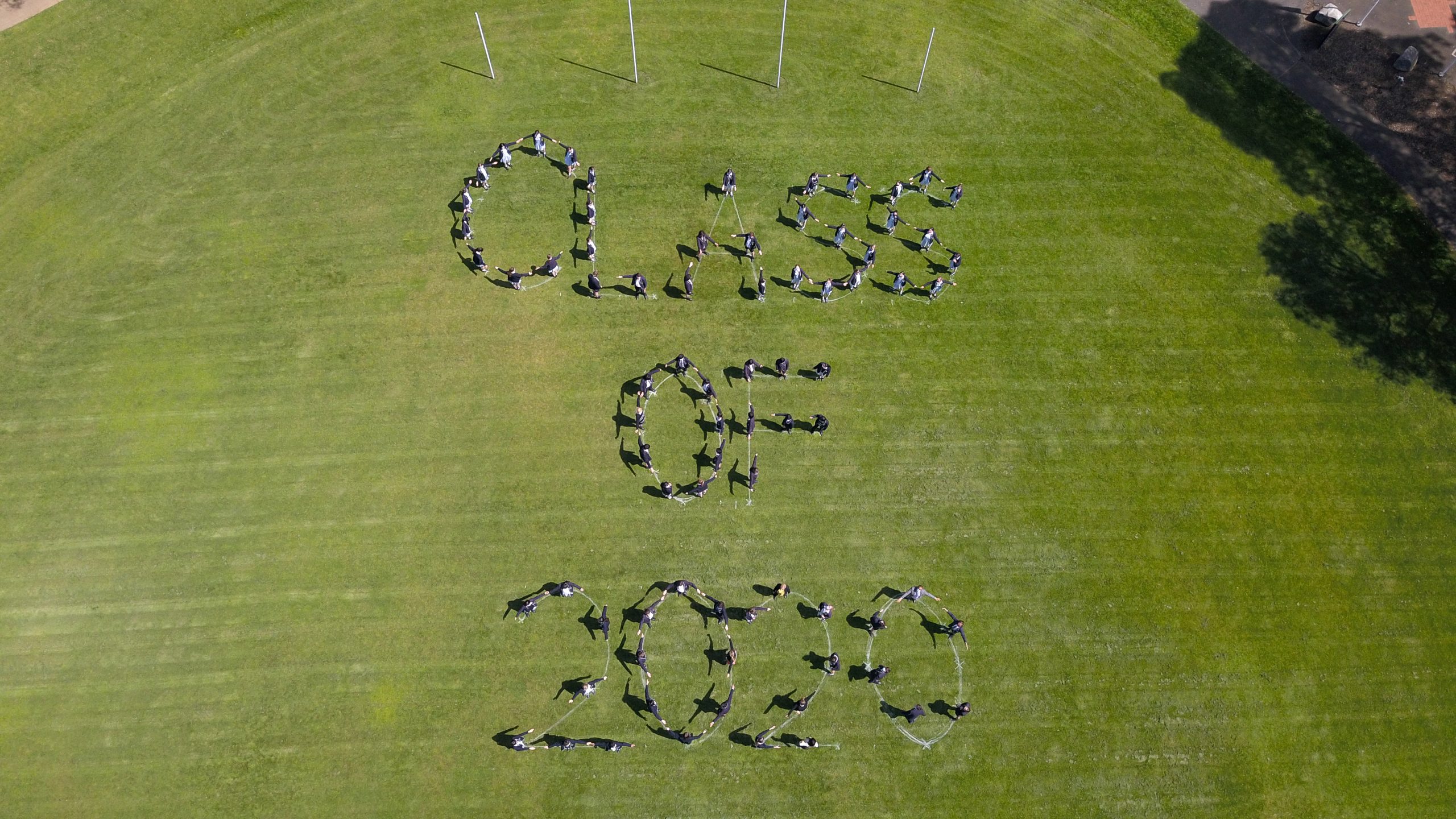 class of 2020 overhead picture